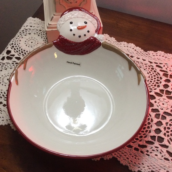 Snowman Belly Bowl - Picture 1 of 5